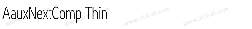 AauxNextComp Thin字体转换